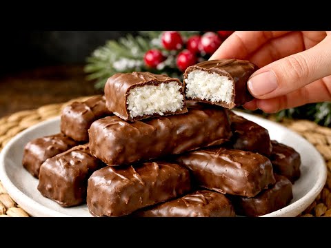 Bounty bars in 5 minutes with condensed milk! Everyone is looking for this recipe