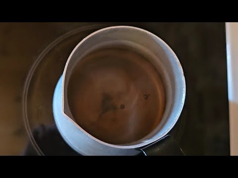 Как приготовить чашку кофе с пенкой в большой турке. Турка Эрг-Ал 0.5 л и Турка Пятигорск 800 мл.