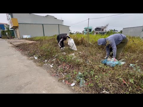 CLEAN UP THE WALKING PATH that was completely INVADED by overgrown grass