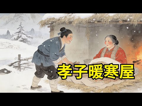 弟弟讓病母住牛棚，哥哥冒雪背母上山搭草屋！寒冬暴雪封山七日，草屋暖如春，牛棚凍成冰棺！#民間故事 #故事頻道 #感人故事 #感人故事 #情感