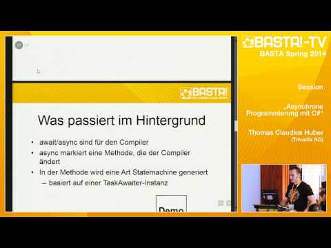 Asynchrone Programmierung mit C# | Thomas Claudius Huber