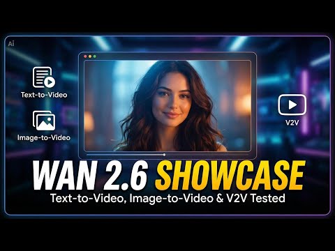 WAN 2.6 Showcase – Text-to-Video, Image-to-Video & V2V Tested