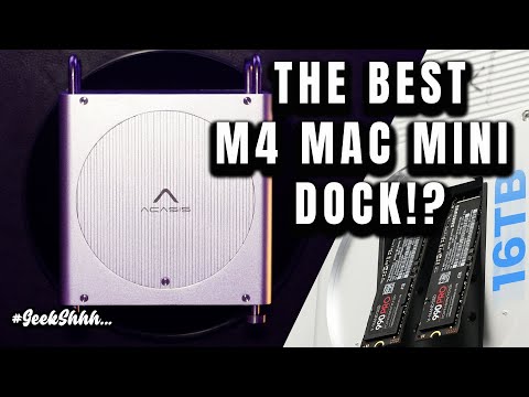 Acasis M4 40 Gbps Enclosure Docking Station x Kickstarter TB1201 M4MacMini M4 Mac Mini Pro