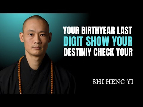 What the Last Digit of Your Birth Year Means WILL SHOCK YOU – Buddhist Wisdom | Shi Heng Yi