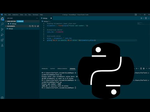 FOR BEGINNERS | How to calculate Kilometers to Miles using Python