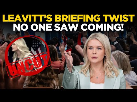 Karoline Leavitt LIVE | Leavitt Ends Briefing Quickly and Declines Q&A, Reporters Respond | Trump