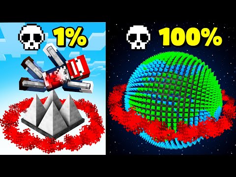 MINECRAFT, aber STERBEN vergrößert die WELT!