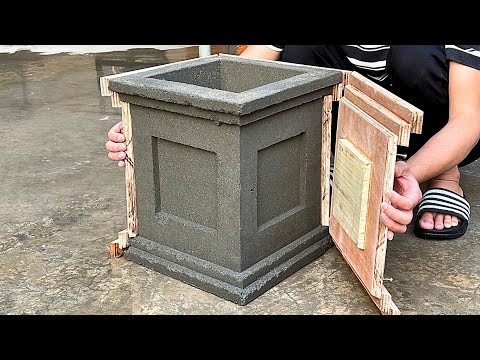 Great Skill in Making Plant Pots and Creating Pots With Beautiful Patterns For Plant Pots