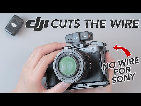 DJI Cuts the Wire for Sony! DJI Mic 2 Camera Adapter for Sony A7C II + Smallrig Cage