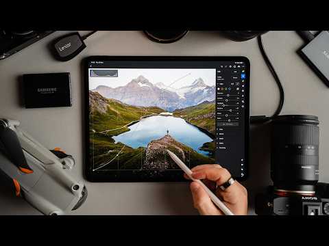 How I Use the iPad M4 pro For Photo Editing - Workflow + Editing + Exporting