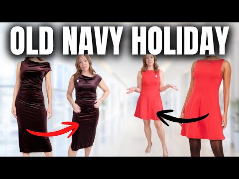 Trying Old Navy Holiday Outfits (here's what I found...)