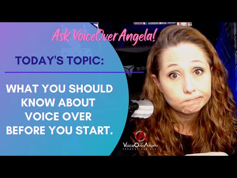 What you should know about voice over before you start