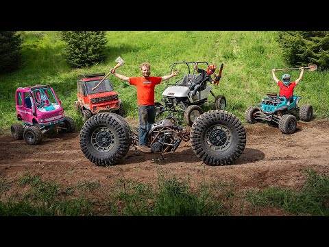 Racing our Fastest Builds - New Jumps and Trails!