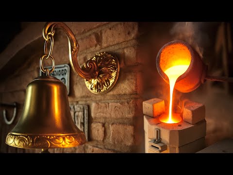 Bronze bell casting process | Fabricación de campanas en bronce