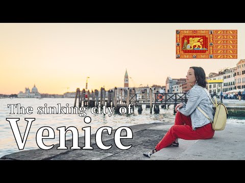 The sinking city of Venice, Italy