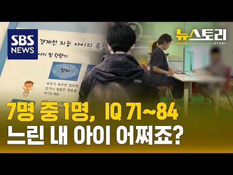 가정에만 떠맡겨진 '느린 학습자' (뉴스토리) / SBS
