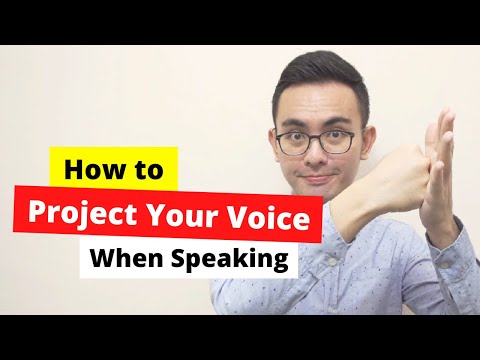 How to project your voice when speaking | Techniques to speak from diaphragm | Vocal Projection