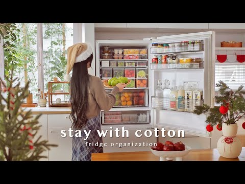 Fridge Organization for a Brighter Life 🍅🥦✨ | Red Bean Dorayaki 🥞🥜 | Christmas at Home 🎄 | VLOG