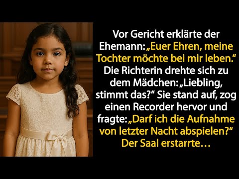 Vor Gericht erklärte der Ehemann: „Euer Ehren, meine Tochter möchte bei mir leben.“