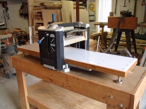 Improving a Portable Planer (minimize snipe)