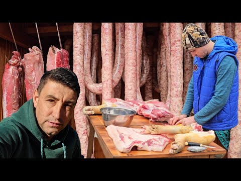 How People Prepare Food for a Whole Year from One Pig | Traditional Village Life