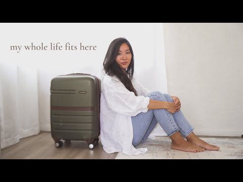 I minimized my life into a carry-on.