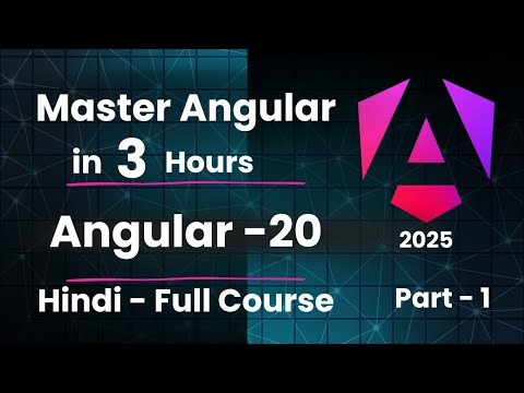 Master Angular In 3 Hours | Angular 20 Full Course in Hindi