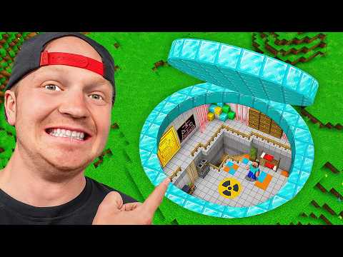 $1 vs $1,000,000 Secret Base in Minecraft!