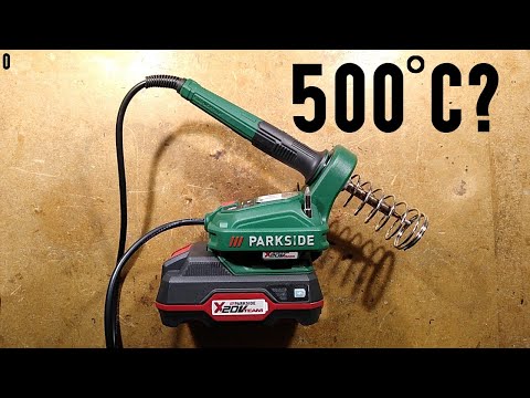 Parkside cordless soldering iron teardown and hack (with schematic)