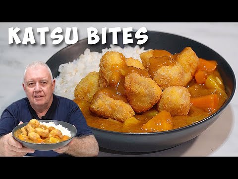 KATSU Chicken BITES with Japanese Curry Sauce
