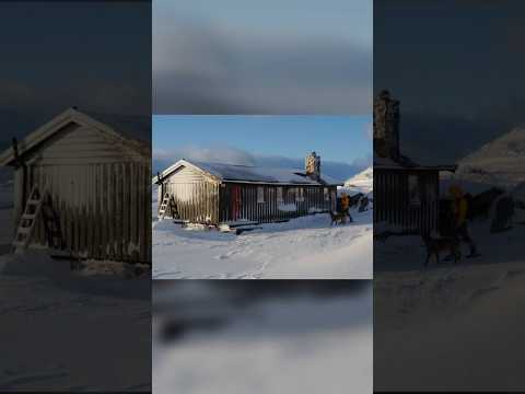 Arrival at the cabin in winter #cabin #offgrid #cabinlife