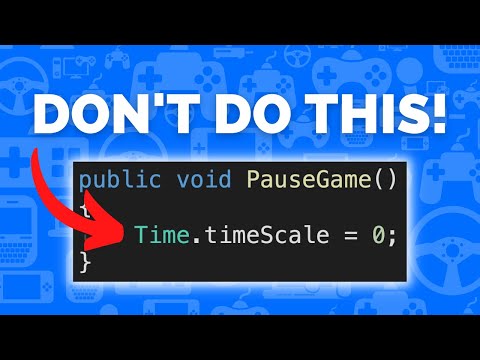 Pause in Unity WITHOUT Timescale