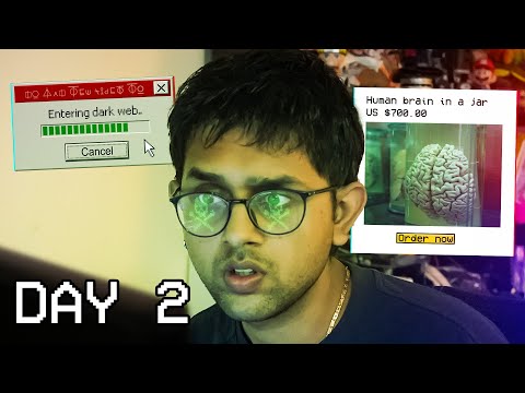 i tried DARK-WEB for 7 days | Rachitroo 