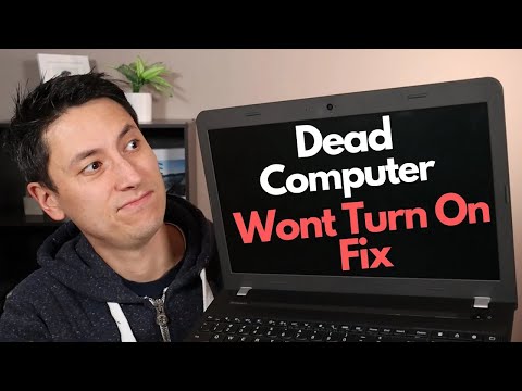 How To Fix Lenovo Laptop Computer Wont Turn On, Dead, No Power etc.