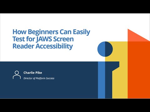 How Beginners Can Easily Test for JAWS Screen Reader Accessibility