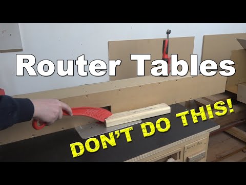 Why you DON'T do this on Router Tables