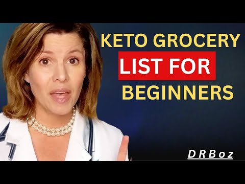 Keto Grocery List for Beginners |DR Boz|