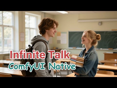 Wan2.1 "Infinite Talk"  comfyUI官方重磅更新！速度更快，质量更好，单人版，多人版一网打尽