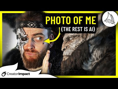 Easy Ways To Add YOUR FACE To Midjourney Images (for UNIQUE AI Art!)