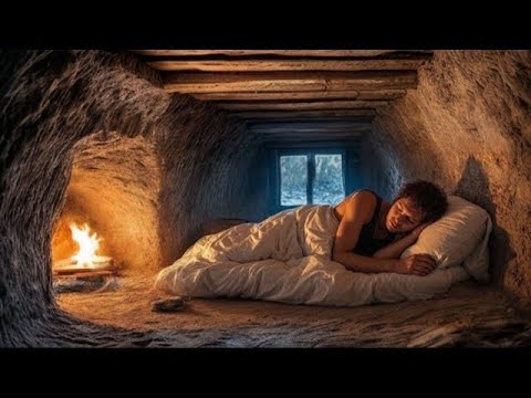 Stay in wooden shelter under jungle rain