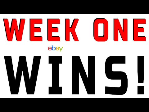 Week One WINs Selling on eBay