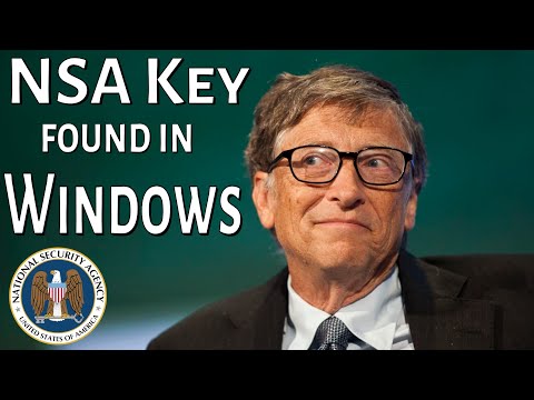 NSAKEY found in the Windows OS