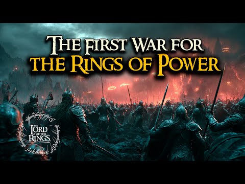 The First War for the Rings of Power | LOTR LORE  | Audio Story