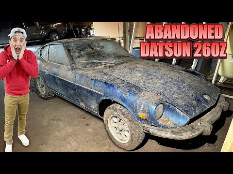ABANDONED Datsun 260z Barn Find: First Wash in 22 Years! Satisfying Car Detailing Restoration