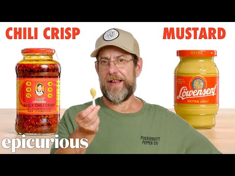 Smokin' Ed Currie Tastes 17 Hot Condiments From Around the World | Epicurious