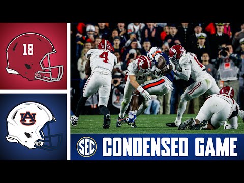 No. 10 Alabama Crimson Tide at Auburn Tigers | Condensed Game | 2025 SEC Football