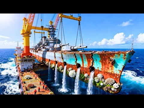 RESTORATION AT SEA — THE BATTLESHIP BISMARCK AFTER 84 YEARS ON THE BOTTOM OF THE ATLANTIC