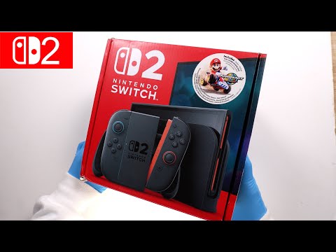 ASMR: Nintendo Switch 2 Unboxing + Mario Kart World Gameplay
