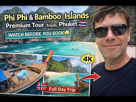 Phi Phi & Bamboo Islands Premium Tour | Full Day from Phuket (4K Honest Review)