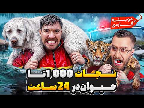 عملیات نجات 1,000 تا حیوان ولی در کمتر از یک روز 😰 | مستربیست دوبله فارسی